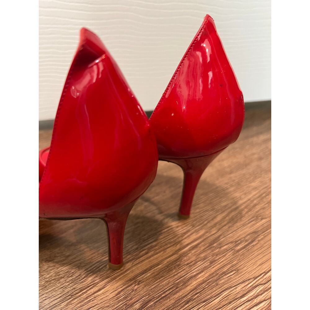Kate Spade Red Patent Leathers D'Orsay Pumps Women's Size 9 - Picture 10 of 12